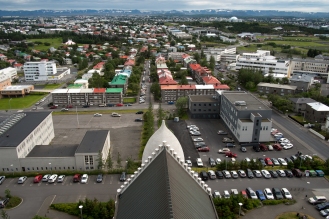 Reykjavík dal campanile di Hallgrímskirkja